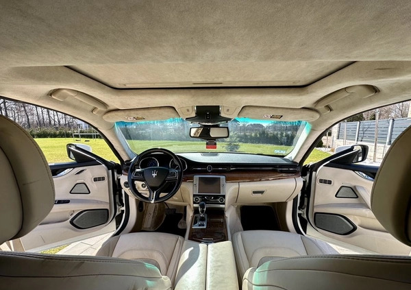 Maserati Quattroporte cena 143000 przebieg: 52000, rok produkcji 2014 z Łowicz małe 254